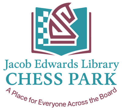 Jacob Edwards Library Chess Park logo