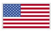 The image shows the flag of the United States, featuring 13 horizontal red and white stripes and a blue rectangle in the top left corner with 50 white stars.